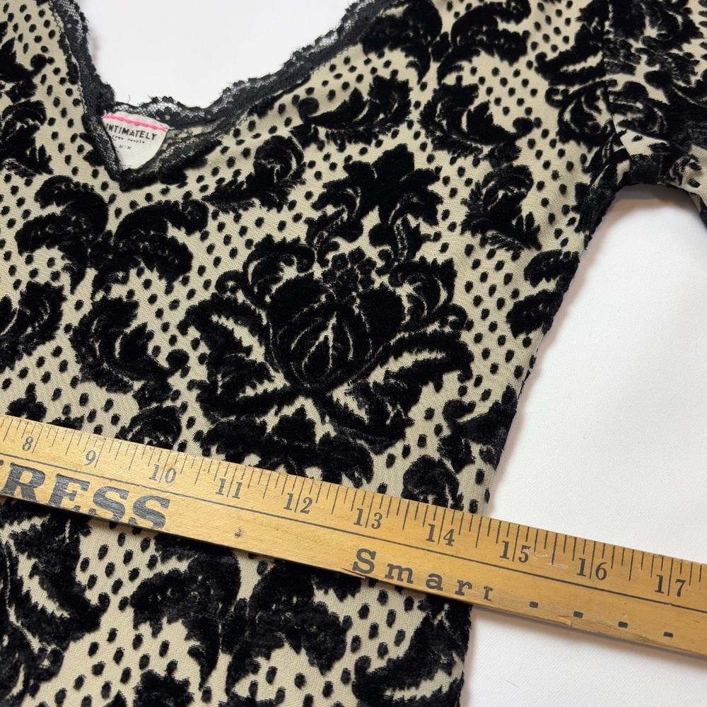 Free People “Fair Maiden” Burnout Mini Dress - Medium - Picture 12 of 16